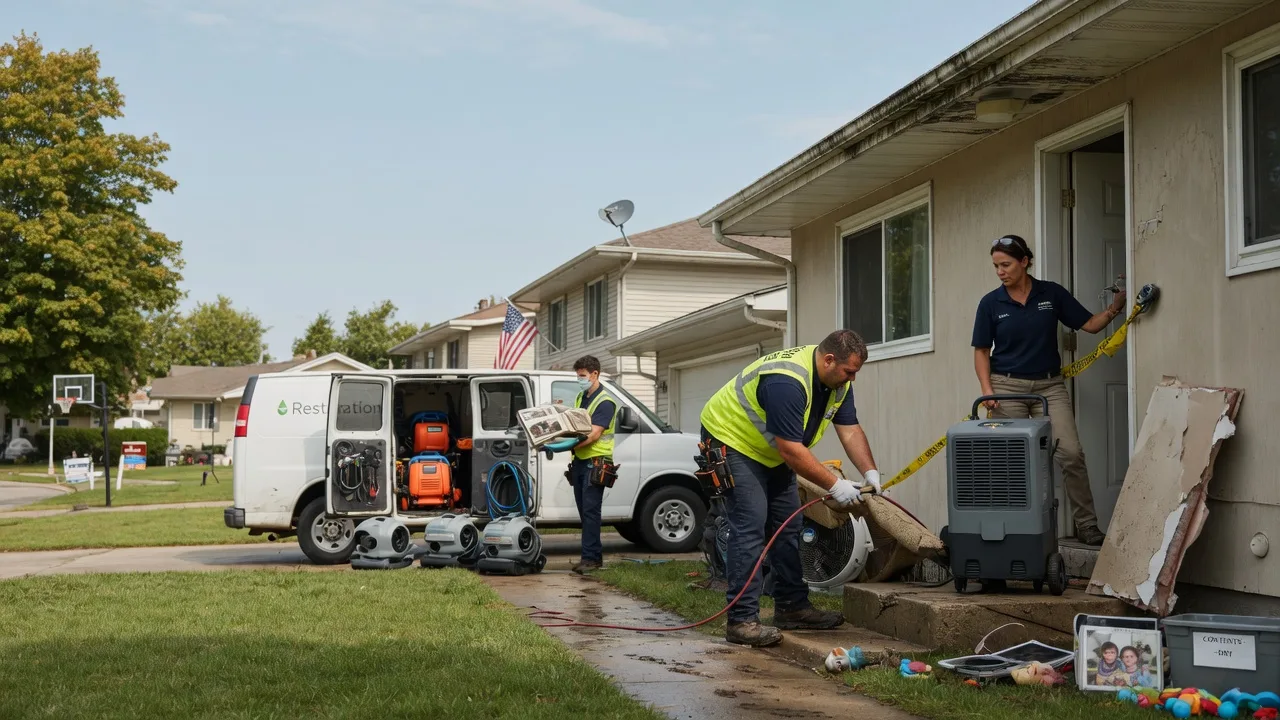 Water Damage Restoration in Poneto, IN near me
